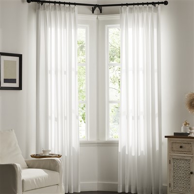 Cortina transparente translúcida de-alta calidade